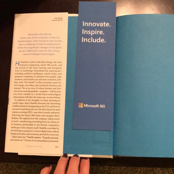 Book, “Hit Refresh” - Picture 2 of 4